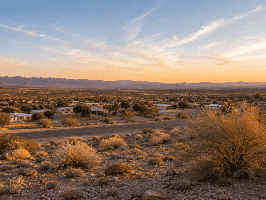 Open desert landscape in Mohave Valley, Arizona, for Rahnema Law's probate service page