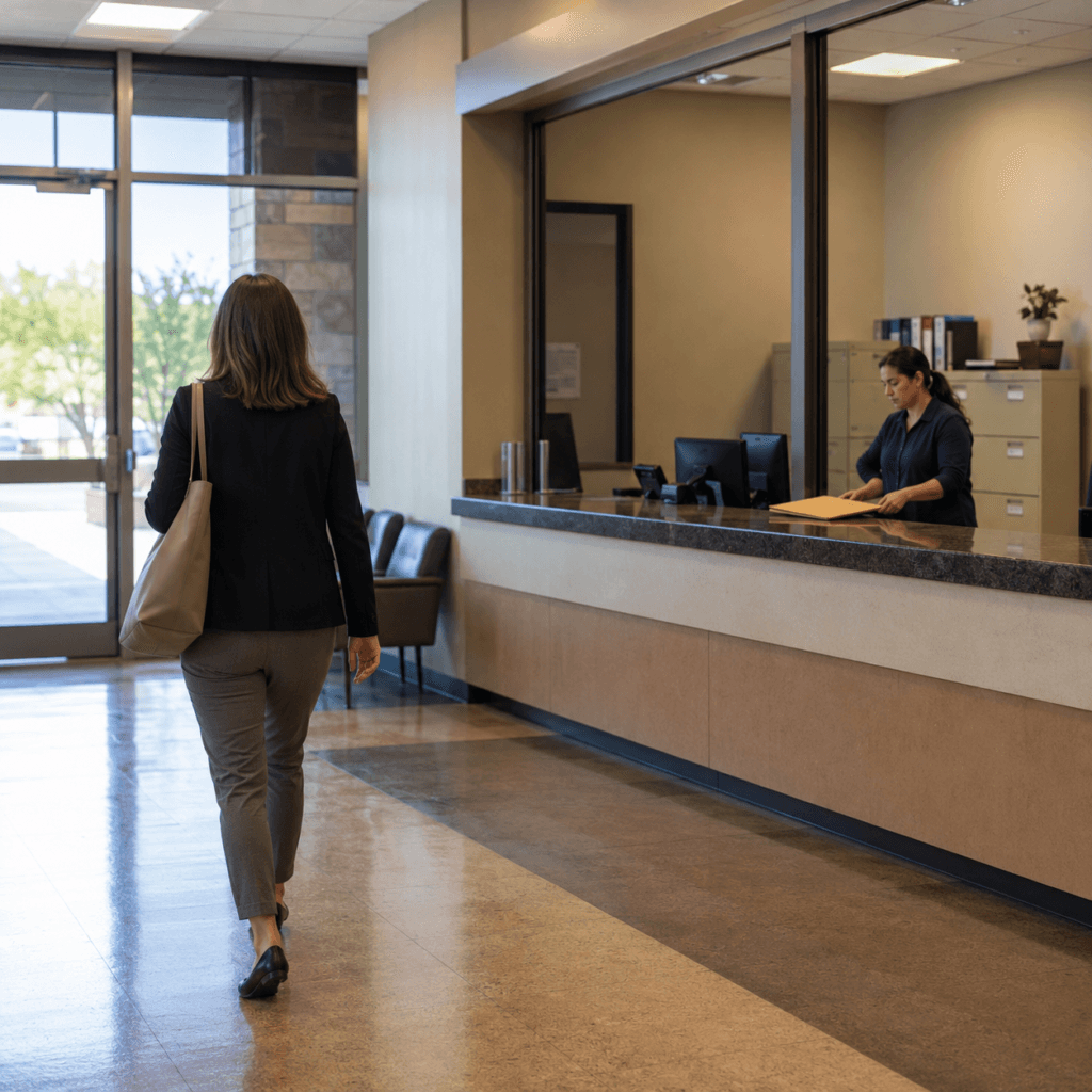 Probate filing, court-review documents and sealed appointment papers arranged in a clear Arizona legal process.