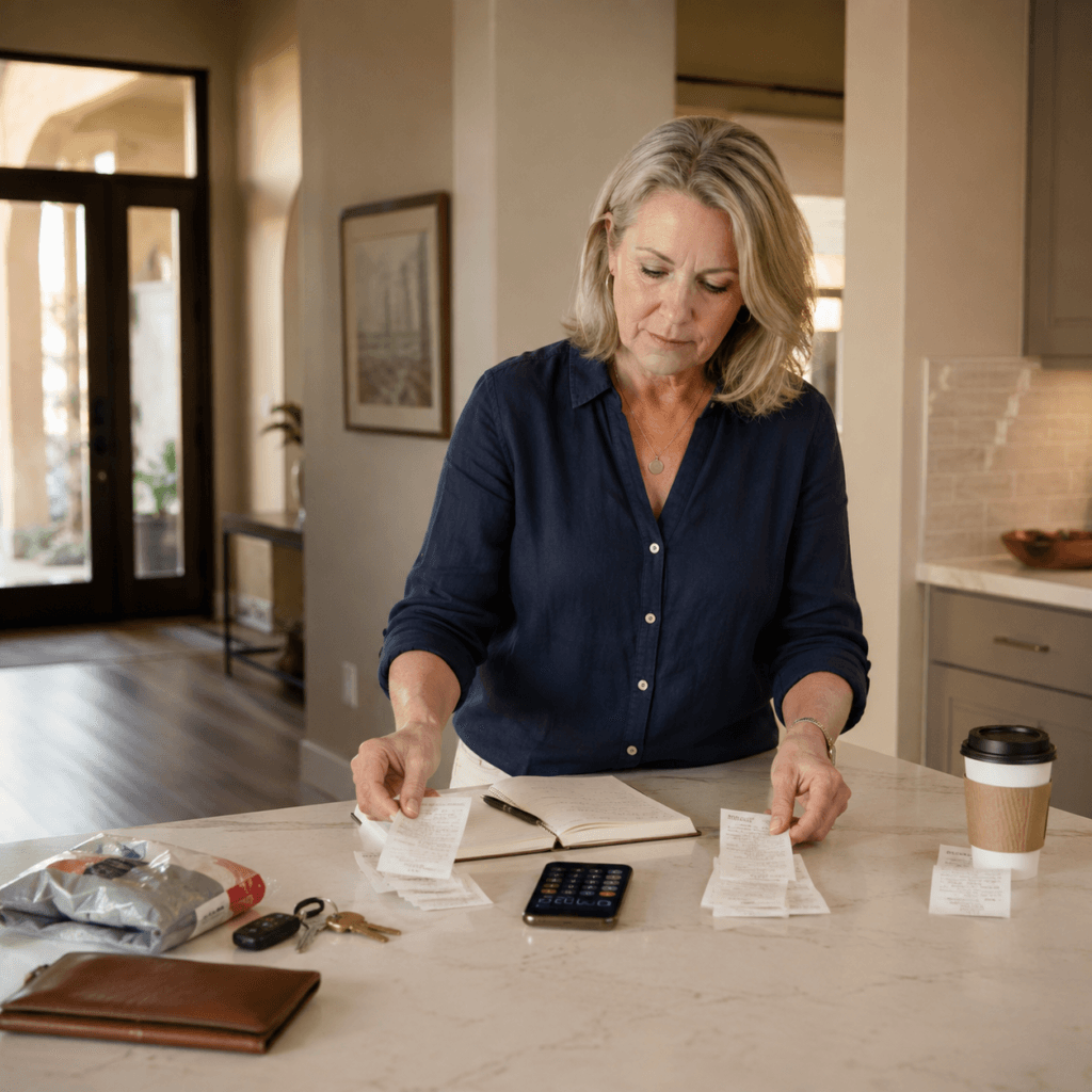 Arizona estate bank account dividing payments into expenses, reimbursements, compensation and professional fees.