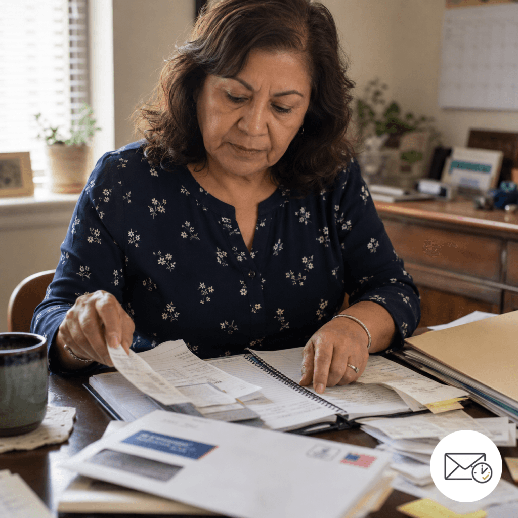 One estate account divides into separate paths for direct expenses, exact reimbursements and fiduciary compensation.