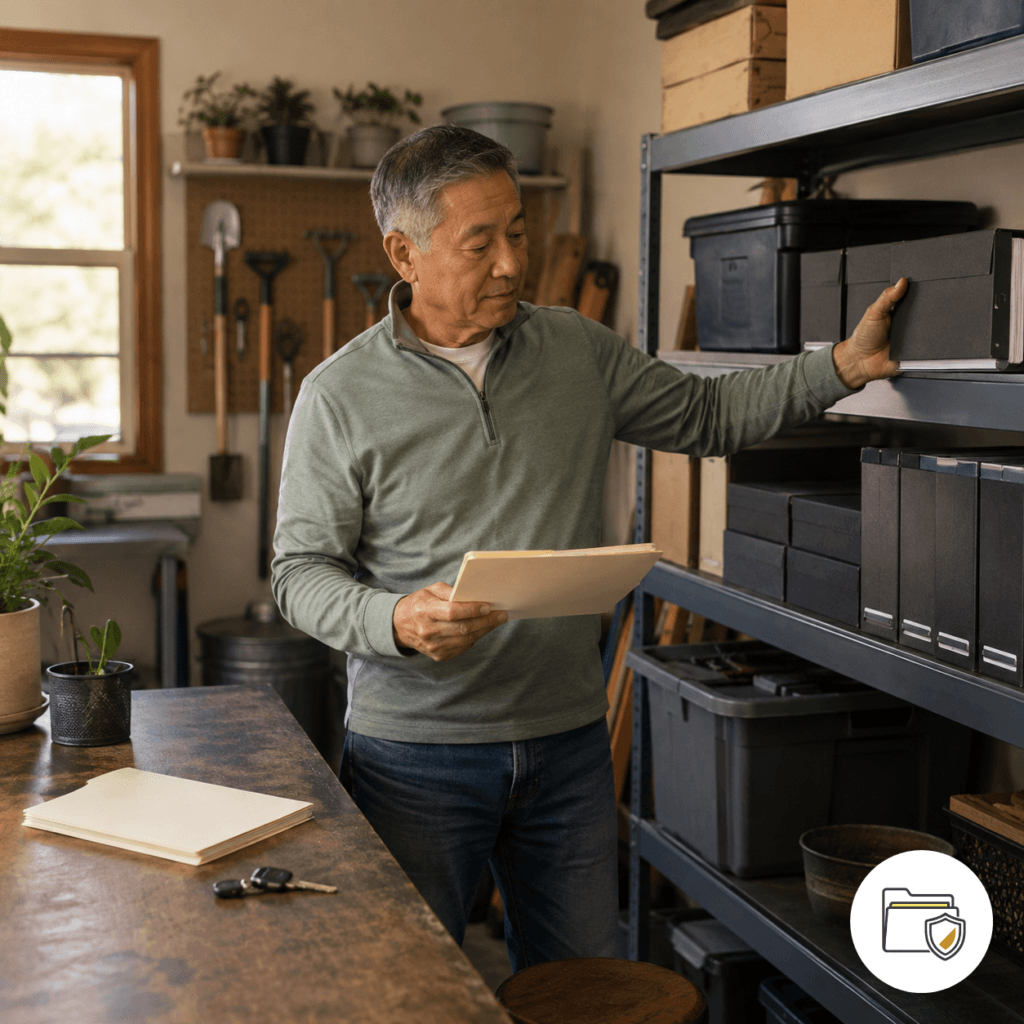 Closed Arizona probate estate with organized pathways for transfers, taxes, records, later assets and ending authority.