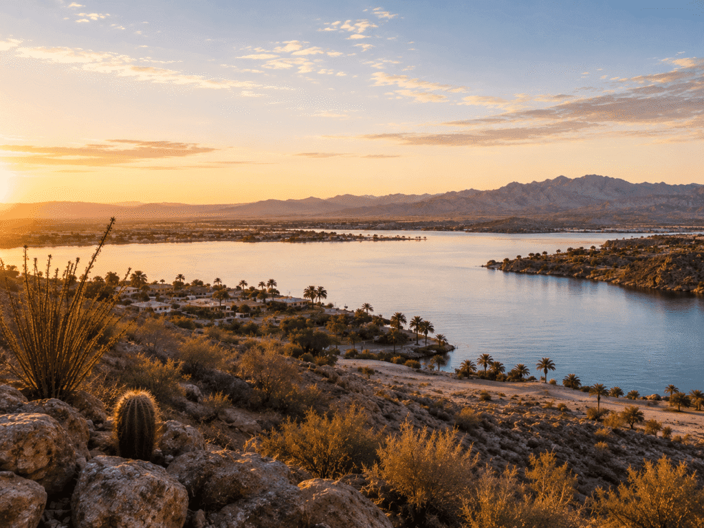 Lake Havasu City desert landscape for Rahnema Law's local probate service page